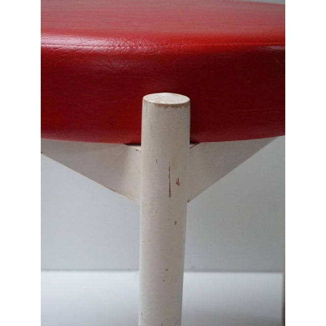 Vintage Scandinavian Round Stool by Hugo Frandsen, 1960s For Sale - Image 4 of 17