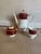1980s Mikasa Bone China Coffee/Tea Pot Set With Creamer & Sugar Container in Mikasa Egyptian Terracotta Pattern - Set of 3 For Sale - Image 10 of 10
