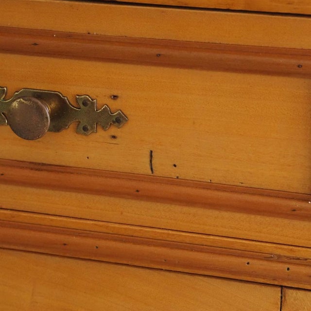 Antique Vertiko Cabinet in Poplar Wood, 1890 For Sale - Image 4 of 18