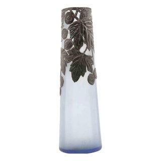 Art Nouveau Pewter Vase, Italy, Early 20th Century For Sale