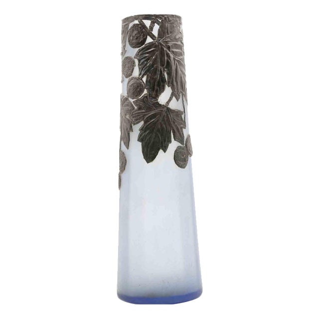 Art Nouveau Pewter Vase, Italy, Early 20th Century For Sale