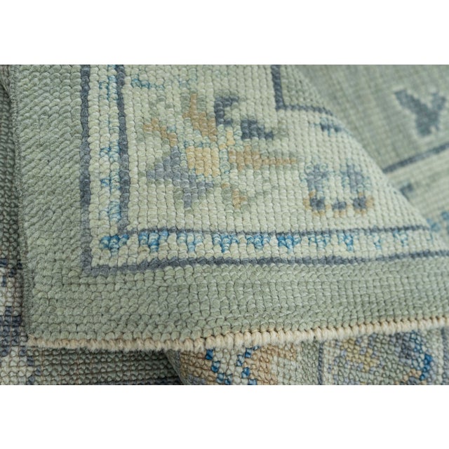 Turkish Oushak Rug 2'10"x 5'6" #19191 For Sale In Houston - Image 6 of 8