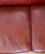 Vintage Ralph Lauren Style Distressed Art Deco Leather Sofa For Sale - Image 6 of 17
