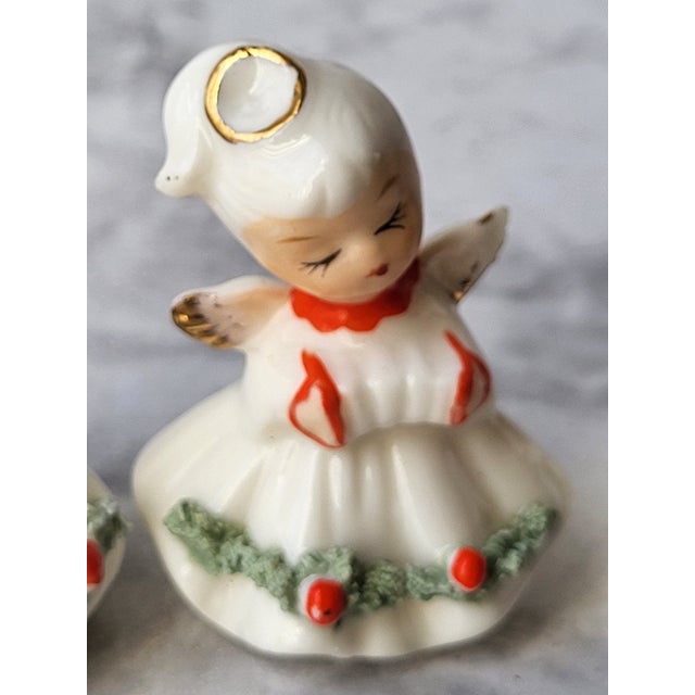 Vintage Napco Miniature Angels Bone China For Sale - Image 11 of 13