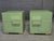 Wood Italian Nightstands in Glossy Green Glass with Brass Trim from Justfurnituress SRL, Set of 2 For Sale - Image 7 of 8