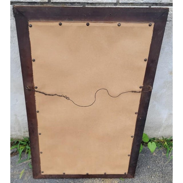 Antique 19th Century American Walnut Mirror Federal Style Gold Gilt Frame For Sale - Image 4 of 18