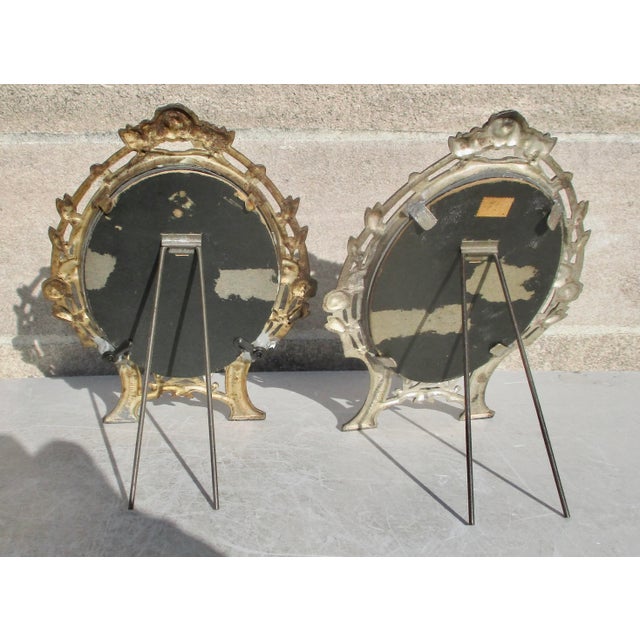 Art Nouveau Matching Art Nouveau French Photo Frames - A Pair of 2 For Sale - Image 3 of 8