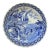 Antique 18th Century Japanese Arita Blue and White Charger, 19" Diameter For Sale
