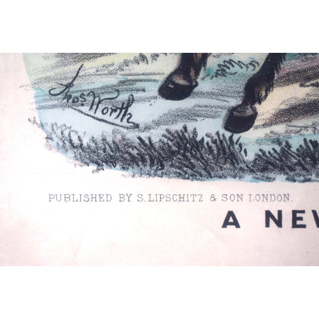 Traditional 19th Century A New Jersey Fox Hunt. "A Smoking Run" Reproduction Print For Sale - Image 3 of 5