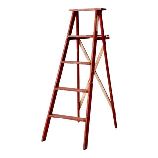 Vintage Used Wooden Ladders For Sale Chairish