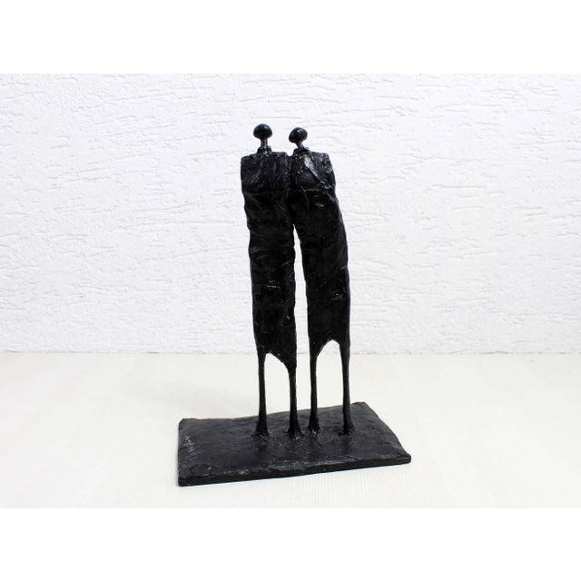 Modernist Couple Figurine in Resin from Tonyl, 1998s For Sale - Image 12 of 13