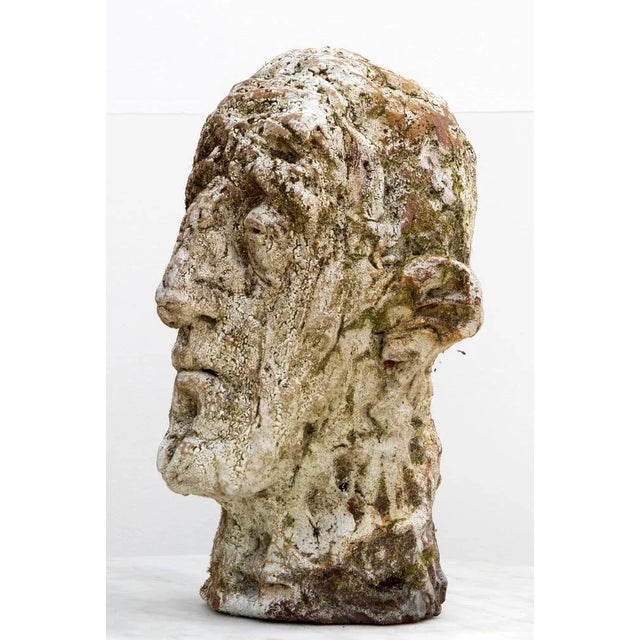Óscar Aldonza Torres, Head Sculpture No 7, 2019, Red Stoneware with Shino Glaze For Sale - Image 10 of 18