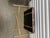 Glam Rock Snakeskin Benches With Brass X-Base For Sale - Image 4 of 10