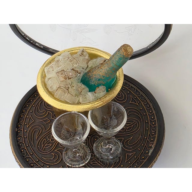 Vintage Limoges France La Gloriette Domed Egg Champagne For Sale In New York - Image 6 of 9