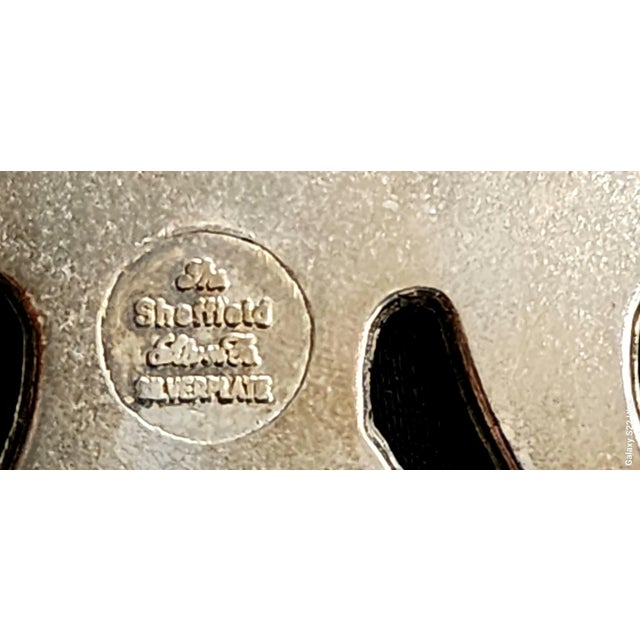 The Sheffield Silver Co. Vintage Fine Silver Plate Trivet For Sale - Image 11 of 13