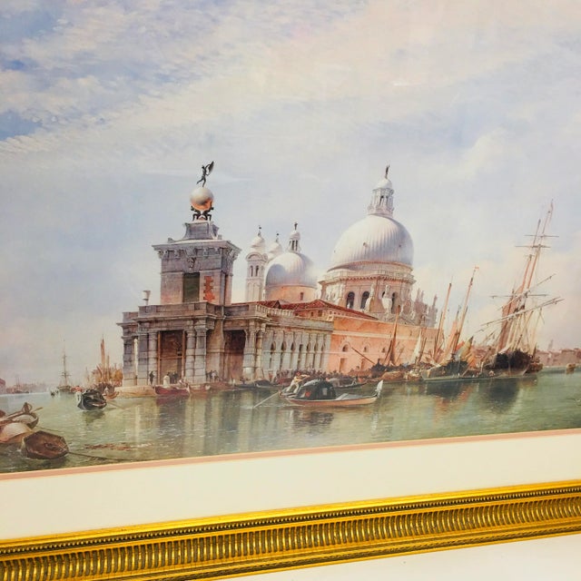 Large Antique Federal style Giltwood Picture Frame with glass