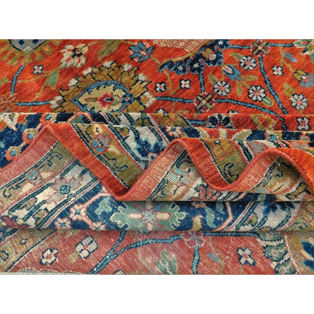 Vintage Hand Knotted Persian Rug. 17'x 11'4" For Sale - Image 18 of 18