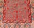Ntricate Vintage Khotan Rug With Sub-Geometric Design in Reds and Light Blue For Sale In Atlanta - Image 6 of 10