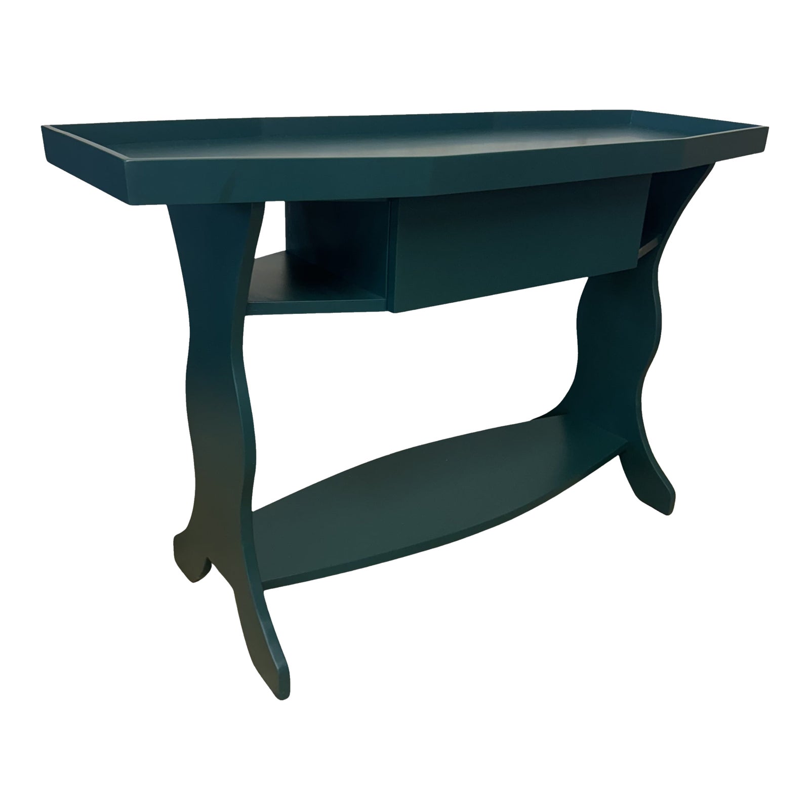 Lozere Console Table - Emerald Green | Chairish