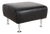 250 Leather Stool in Black by Rolf Benz For Sale