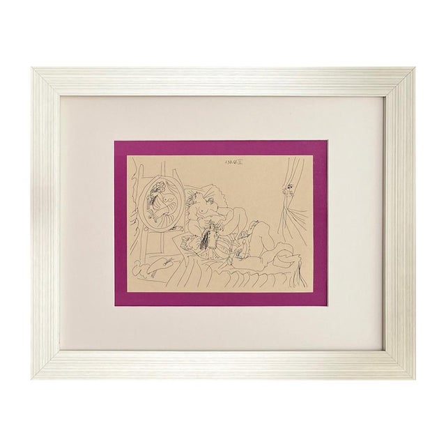 Title: The Voyeur 2 – 29 /8/1968 Artist: Pablo Picasso Country: Spain Medium: Lithograph Marks: Not signed, not numbered...