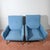 Blue Set of Blue Armchairs with Metal and Bases, 1960s For Sale - Image 8 of 18