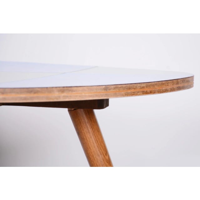 Small Mid-Century Beech Table, Czech, 1950s For Sale - Image 3 of 9