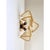 Amber Rondini Murano Glass Gold Wall Sconces by Simoeng, Set of 2 For Sale - Image 6 of 9