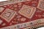 Tribal 1960s Vintage Turkish Kilim Red Handmade Tribal Wool Rug For Sale - Image 3 of 8