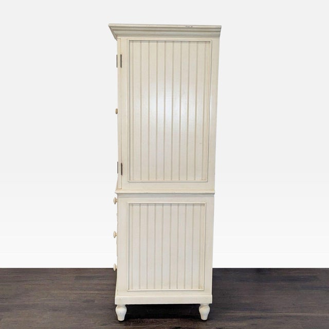 Beadboard Armoire/Media Cabinet For Sale - Image 4 of 12