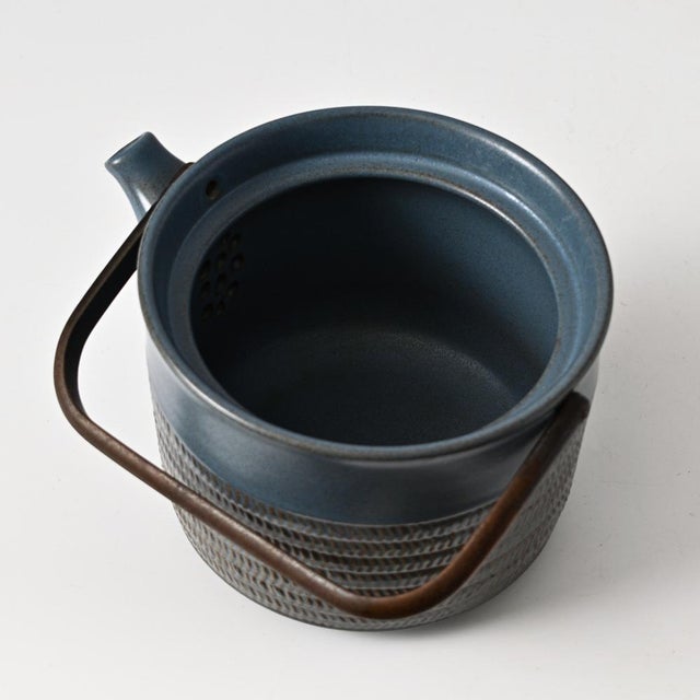 Mid-Century Chevron Teapot by Gill Pemberton for Denby, 1960s For Sale - Image 9 of 13