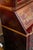 Chinese Mid 20th Century Red Japanned Bureau Bookcase For Sale - Image 3 of 10