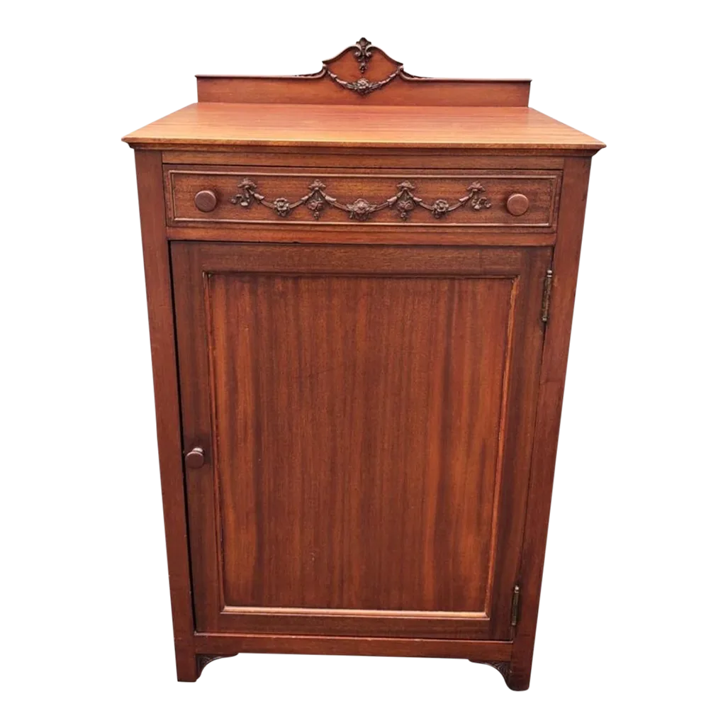 19th Century Robert J. Horner and Co. Solid Carved Mahogany Sheet