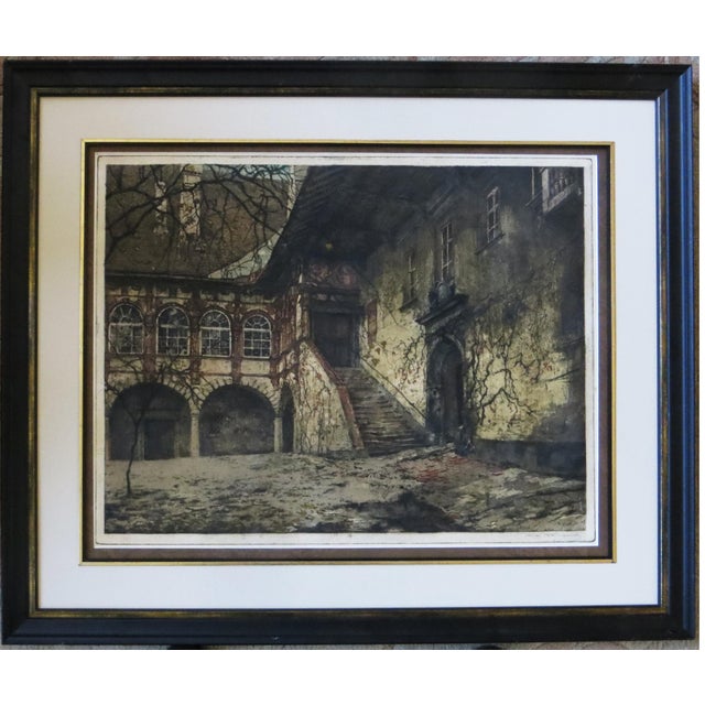Luigi Kasimir, Schallaburg Castle, circa 1930 For Sale