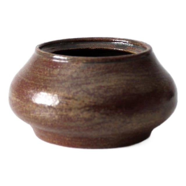 Vintage Handmade Studio Pottery Vase For Sale