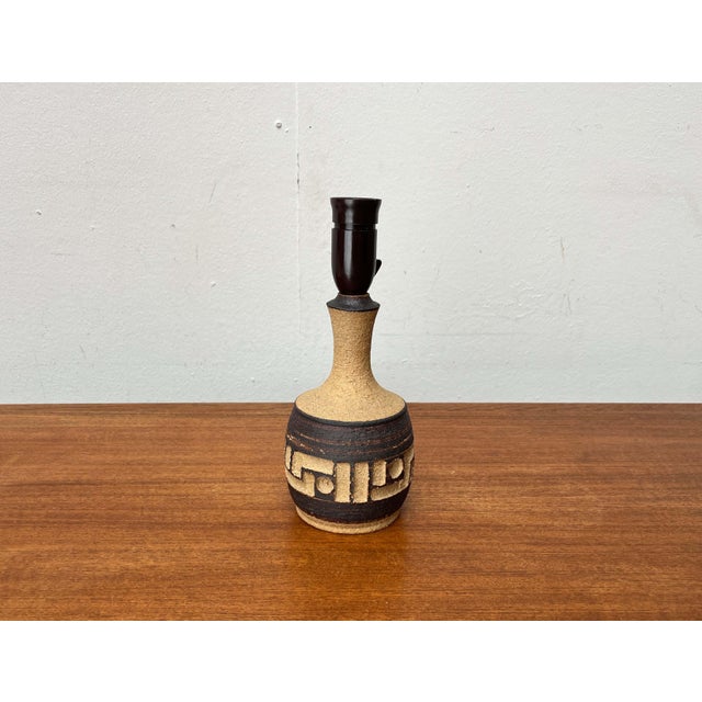Mid-Century Modern Danish Studio Pottery Table Lamp from Axella, Denmark, 1960s For Sale - Image 13 of 18