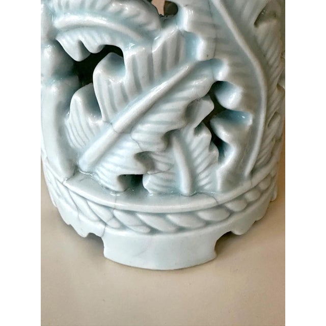 Asian Rare Korean Ceramic Brush Holder Joseon Dynasty For Sale - Image 3 of 12