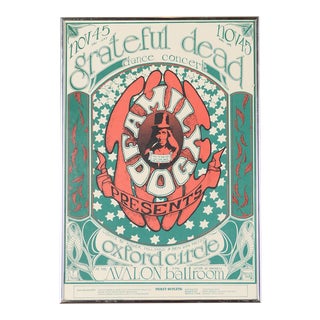Vintage Original The Grateful Dead Concert Poster For Sale