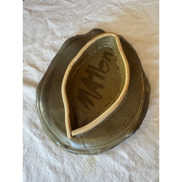 Ceramic Pottery Signed M Allen For Sale - Image 4 of 4
