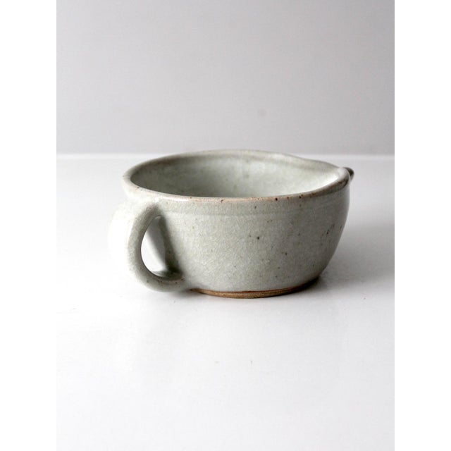 Vintage Studio Pottery Batter Bowl For Sale - Image 6 of 12