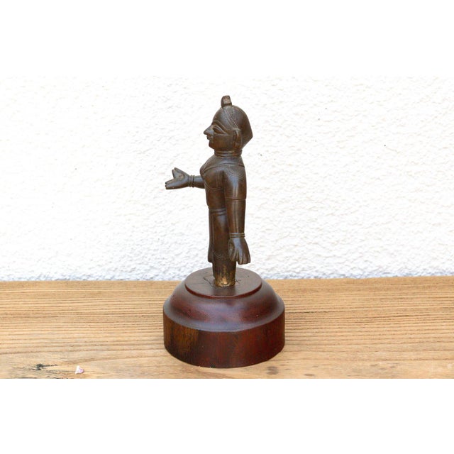 Antique Mounted Jain Yaksha Guardian For Sale In Los Angeles - Image 6 of 9