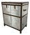 Timothy Oulton for Restoration Hardware Richards’ Style Aluminum Steamer Trunk Bar Cabinet For Sale
