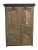 Large Armoire in Stripped Oak For Sale