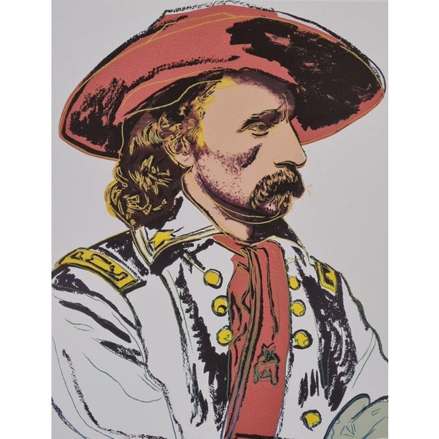 After Andy warhol ""Generale Custer" limited edition lithograph by cmoa. stunning limited edition of 500 numbered in...