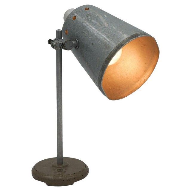 English Laboratory School Table Lamp Adjustable Light 003, 1940s For Sale - Image 17 of 17