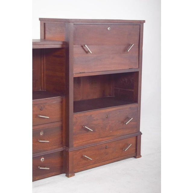 1900 - 1909 Antique Portuguese Tall Cabinet, 1900 For Sale - Image 5 of 9