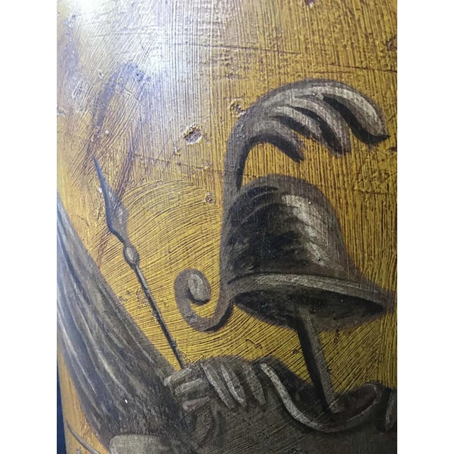 1940s 1940s Classical Tole Lamps - A Pair For Sale - Image 5 of 13