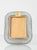 Metal Murano Glass and Brass Picture Frame in Smoke Grey Fumé Torchon from Barovier & Toso For Sale - Image 7 of 15