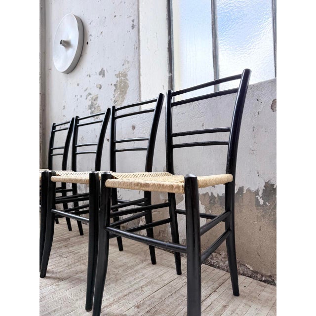 Italian Braided Rope Chairs, 1960s, Set of 6 For Sale - Image 11 of 18