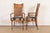 William Doezema for Mastercraft Mid-Century Modern Hollywood Regency Burl Wood and Cane Back Armchairs, Pair For Sale - Image 10 of 12